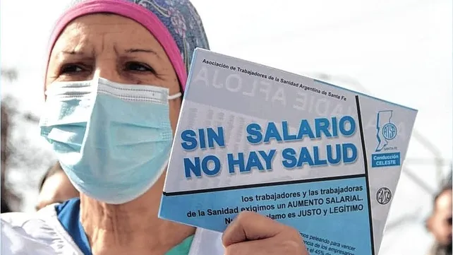Trabajadores de la salud privada en Resistencia iniciaron un paro de debido a la «grave situación para el cobro de salarios»