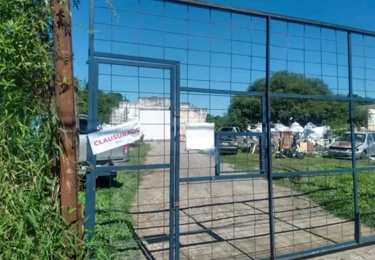  El municipio de Resistencia, en trabajo conjunto con la Policía del Chaco, clausuró un desarmadero ilegal 