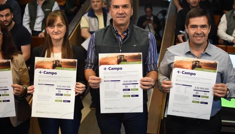 Saenz Peña: Zdero presentó la linea de crédito para productores «Más Campo»