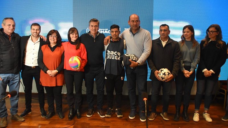 Sáenz Peña: Leandro Zdero presentó el programa “Chaco Juega”, deporte comunitario para 60.000 jovenes chaqueños