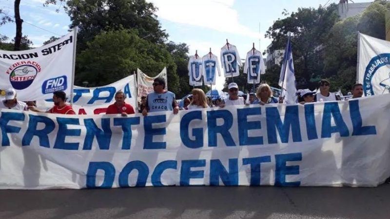 Gremios chaqueños se suman al Paro Nacional Docente