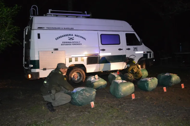 Detienen a Gendarme chaqueño con 137 kgs. de marihuana en cercanias a Margarita Belen