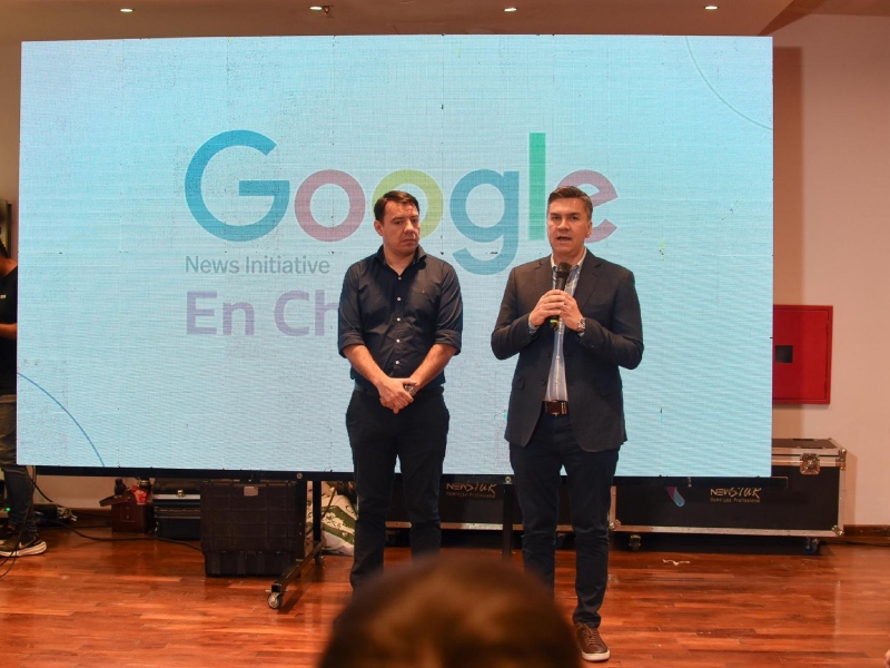 Zdero junto a Marcos Resico, presentarón el evento de Google en Sáenz Peña