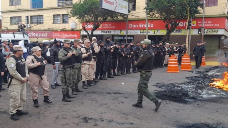 La Policía Misionera seguirá con la protesta tras fracasar la negociación salarial