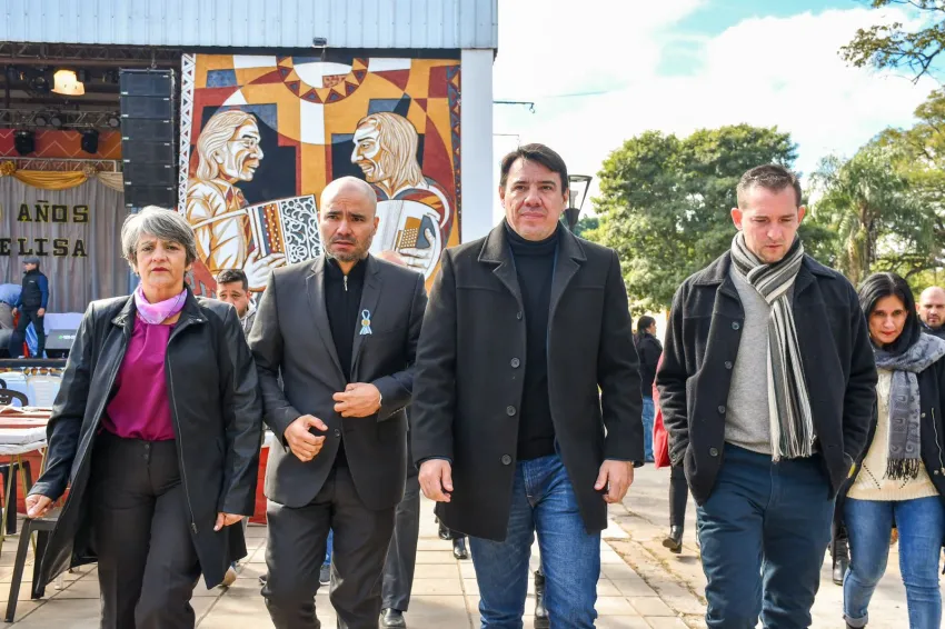 Resico participó del acto por el 119° aniversario de Colonia Elisa: «Nos toca la ardua tarea de ordenar la provincia»