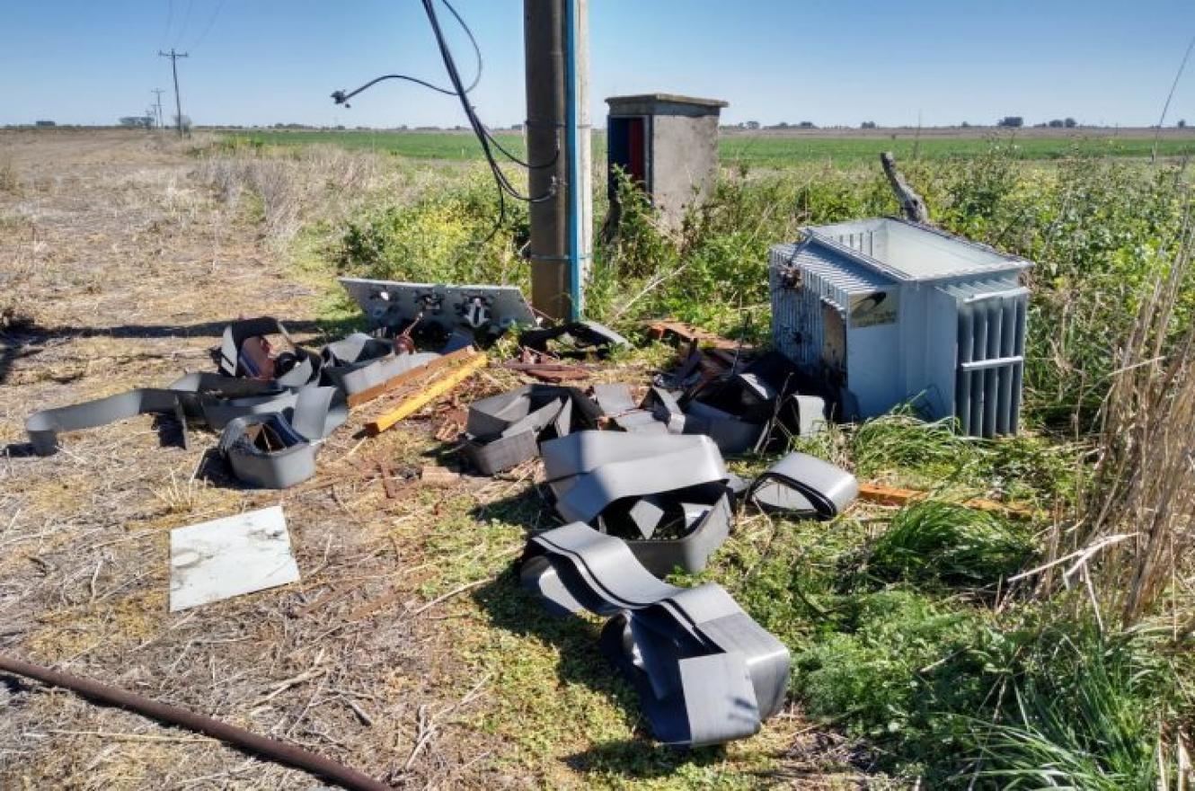 Cortes de luz en varias sectores de la provincia por robos millonarios a SECHEEP en transformarmadores y cables