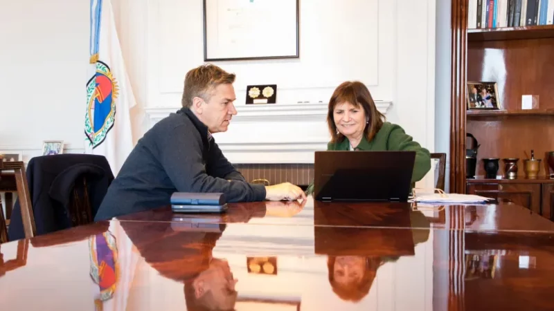 Zdero con Bullrich: «Trabajando para garantizar la paz social y dar lucha contra el narcotráfico y el crimen organizado»