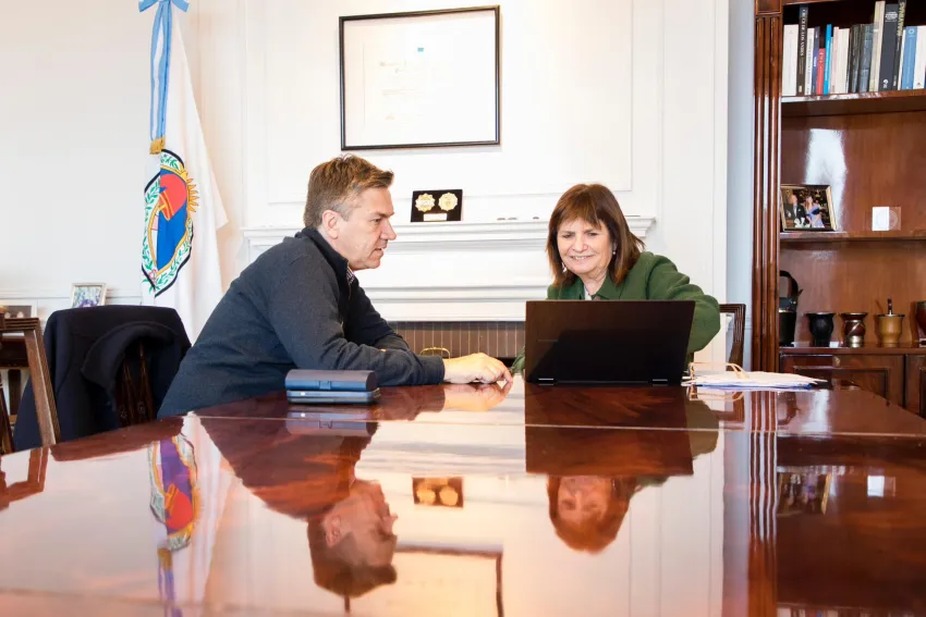 Zdero con Bullrich: «Trabajando para garantizar la paz social y dar lucha contra el narcotráfico y el crimen organizado»