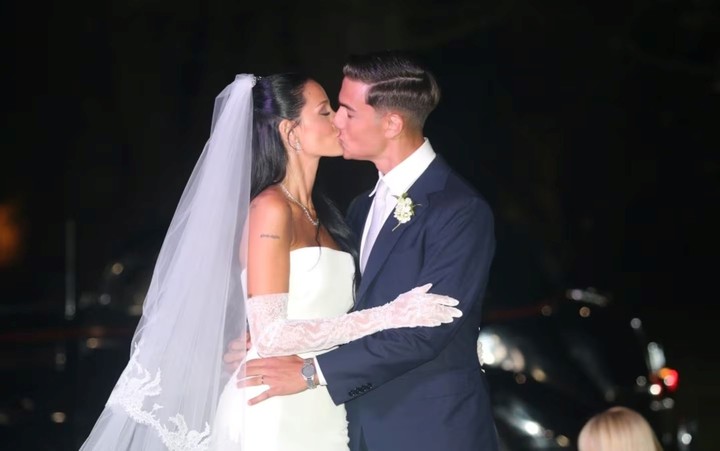 Oriana Sabatini y Paulo Dybala son marido y mujer: las primeras fotos tras su casamiento