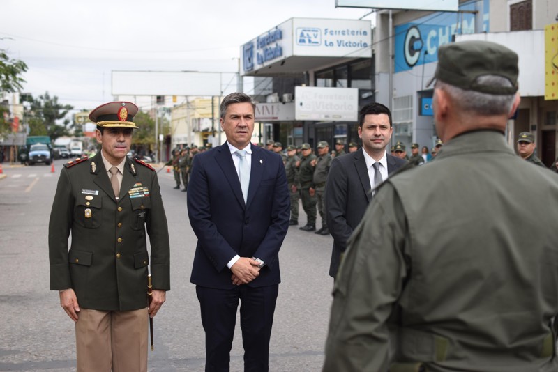 Saenz Peña: Zdero destacó el rol de Gendarmería Nacional en el 86º aniversario de su creación