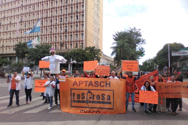 APTASCH convoca a un paro en Salud Pública por 48 horas