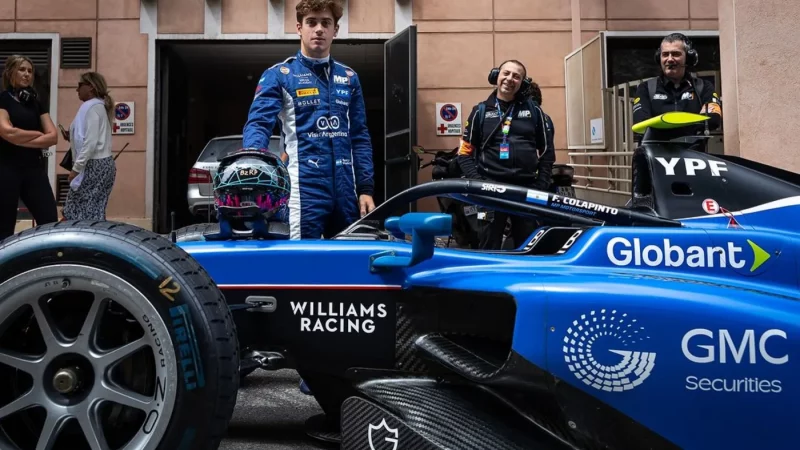 Franco Colapinto debutó como piloto de Fórmula 1: así fue su actuación en las dos tandas de entrenamiento