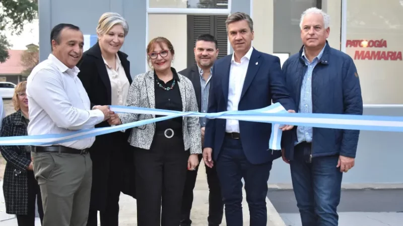 Inauguraron el nuevo servicio de Patología Mamaria en el Hospital Perrando