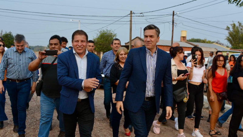 Zdero participó de la inauguración de obras en Presidencia Roca