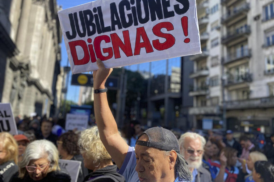 Este miércoles, Marcha Nacional por los jubilados: se espera una movilización masiva frente al Congreso