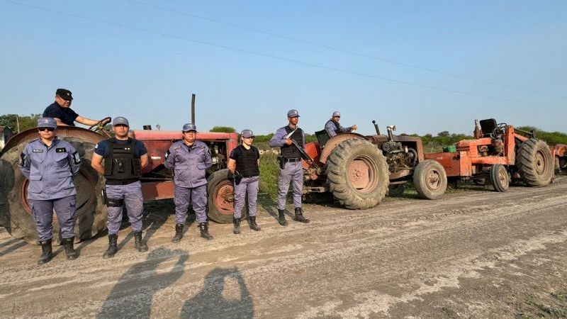 Caso Tito Lopez: Trasladan 5 tractores de Cote Lai a Resistencia que pertenecerian al clan