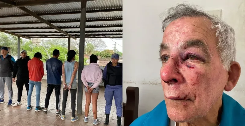 Cae la banda de «La Maga», luego de robar y atacar salvajemente a un comerciante de 78 años