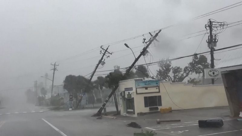 El Huracán Milton tocó tierra y arrasó la costa del Golfo de Florida con vientos de 195 km/h