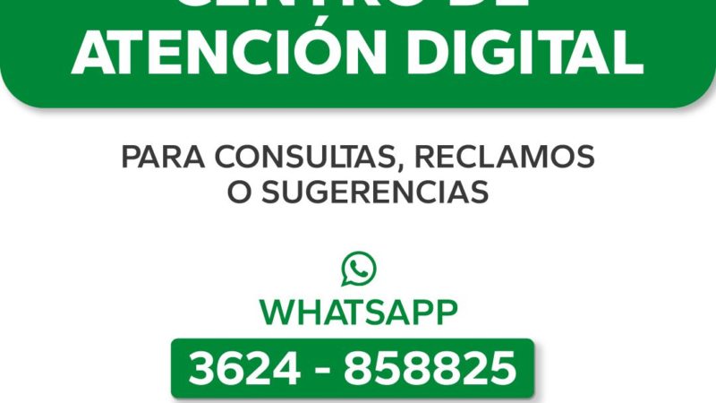 Whatapps municipal: La Municipalidad de Resistencia pone en funcionamiento un nuevo canal para consultas