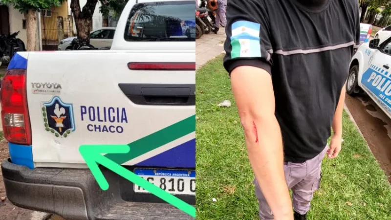 Atacan a policias después de detener a sujeto robando cables de SECHEEP