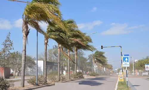 El tiempo en el Chaco: Alerta amarillo por fuerte vientos del séctor sur