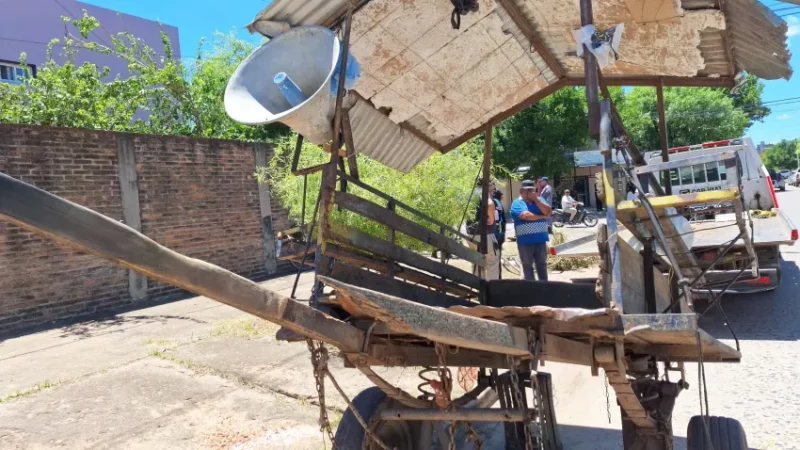 Camión choca a carro y causa profundas heridas al equino embestido