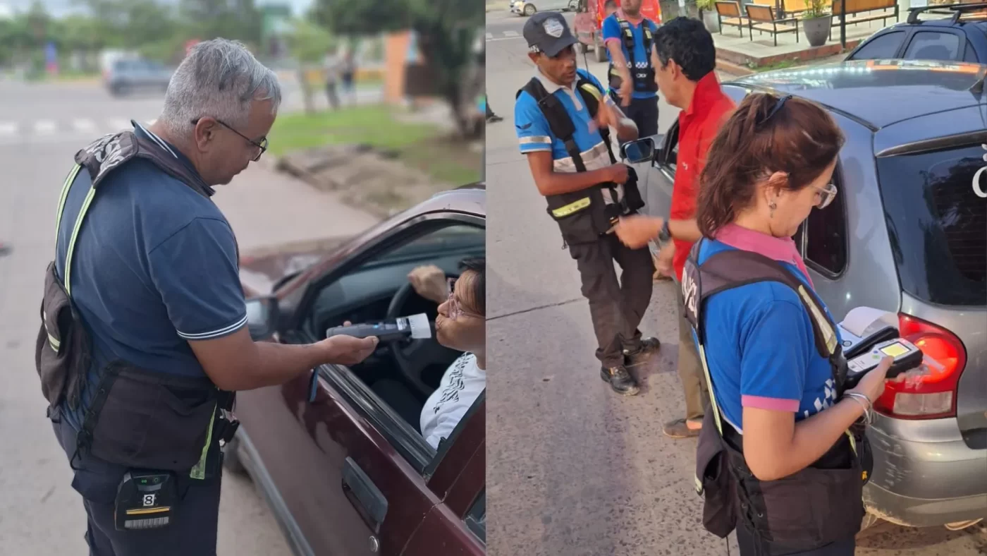 Operativos móviles: Detectan automovilistas conduciendo alcoholizados por las calles de Resistencia a pleno dia