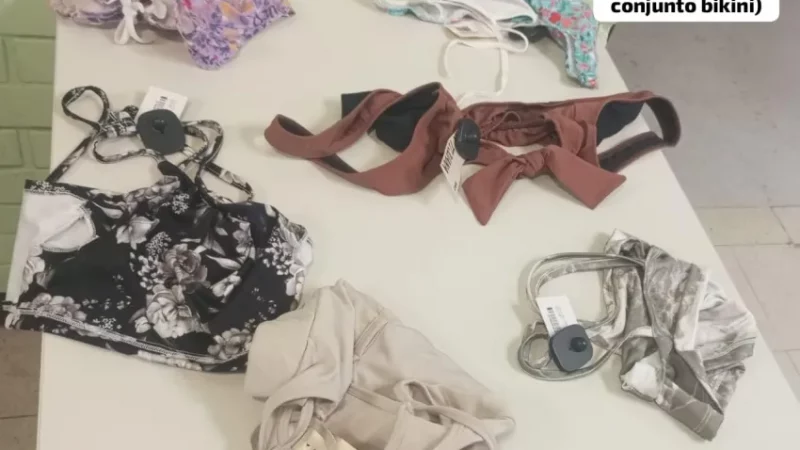 Llego el Verano: Atrapan a «mechera», llevandose varias bikinis del Hipermercado Libertad