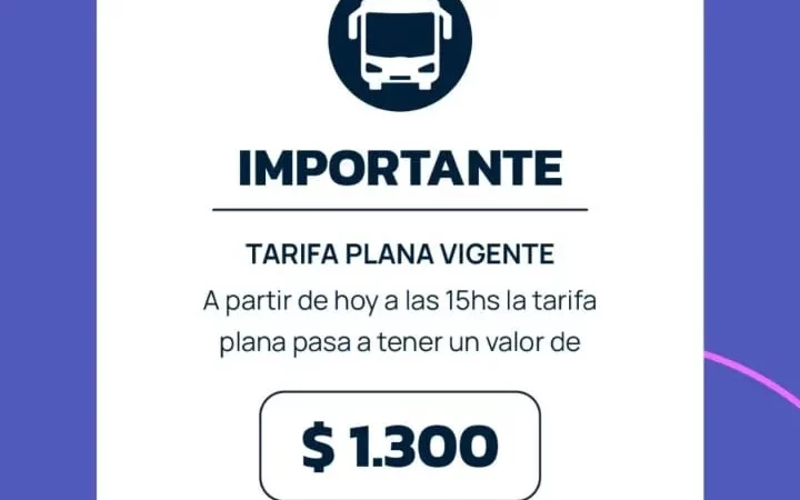 Bienvenido 2025: El pasaje de colectivo comenzó a valer $ 1.300 a partir de este viernes