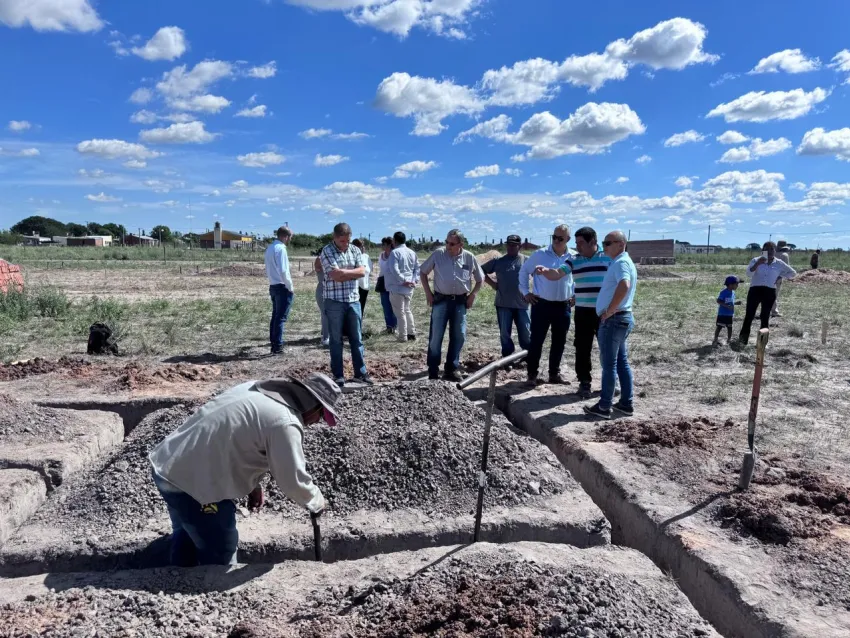 El Ipduv avanza con la construcción de viviendas en La Leonesa