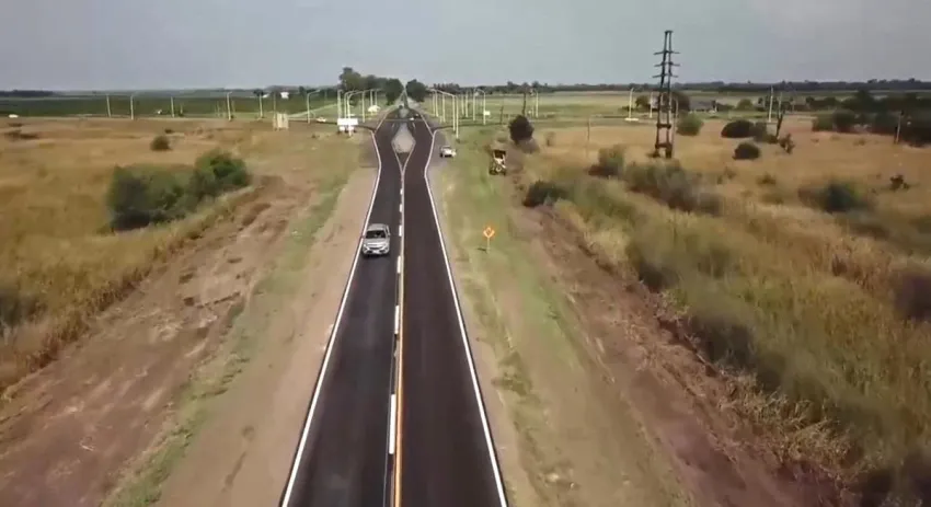 El gobernador Zdero inauguró la repavimentación de la Ruta Provincial N° 6 entre Villa Berthet y San Bernardo