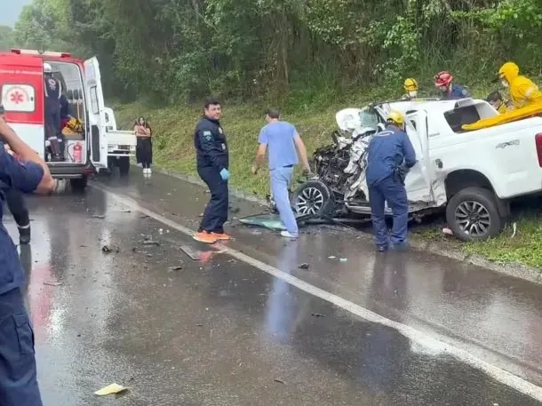 Un hombre y una nena de 7 años fallecen en accidente de tránsito cuando volvían de Camboriú