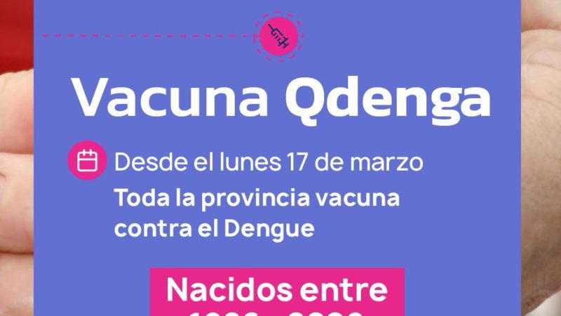 Salud amplía el rango de edades  vacunación para vacunarse contra el Dengue