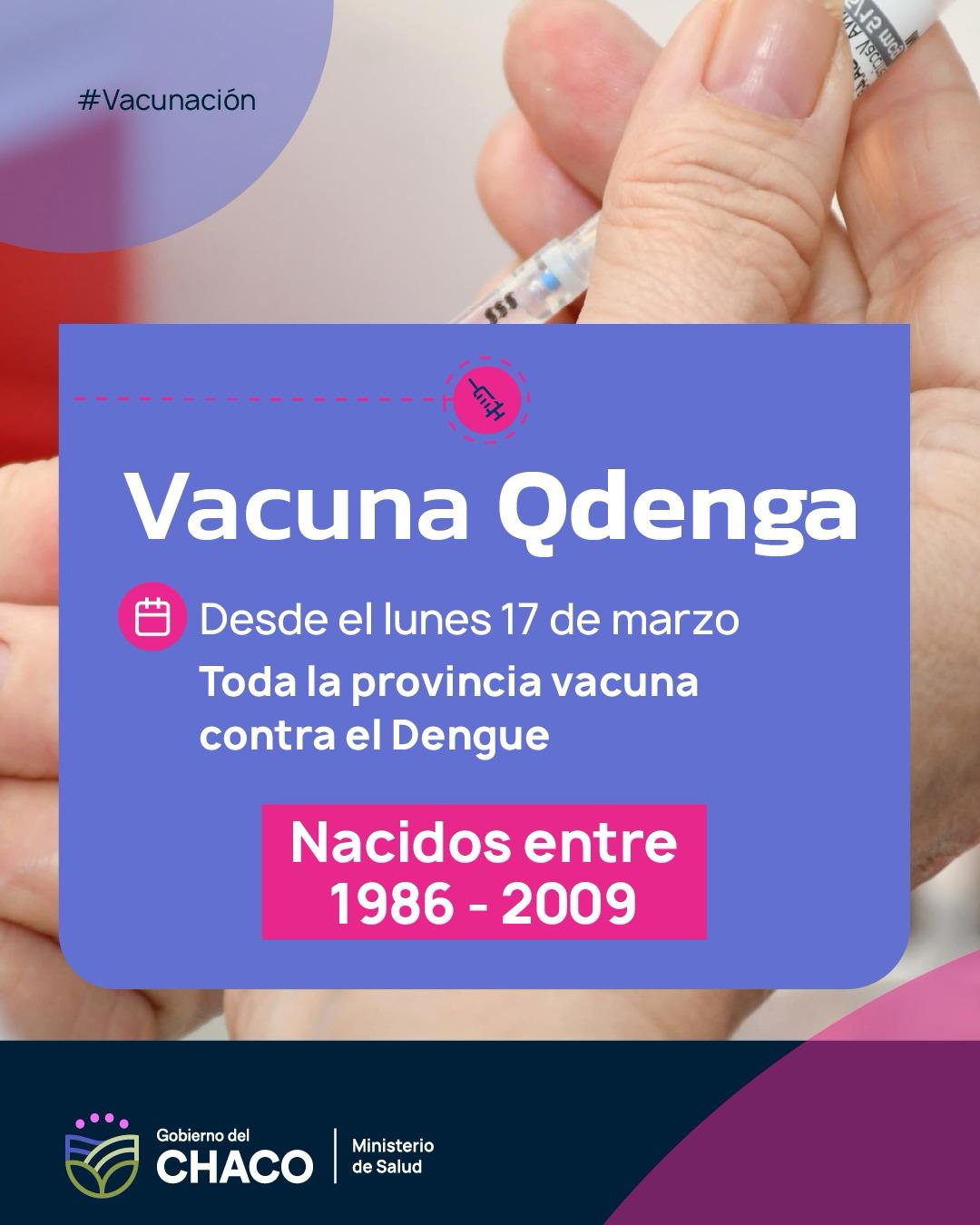 Salud amplía el rango de edades  vacunación para vacunarse contra el Dengue