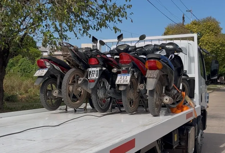 Varias motos secuestradas por circular a contramano