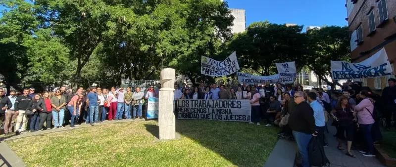 Alto acatamiento del Paro de trabajadores judiciales en toda la provincia