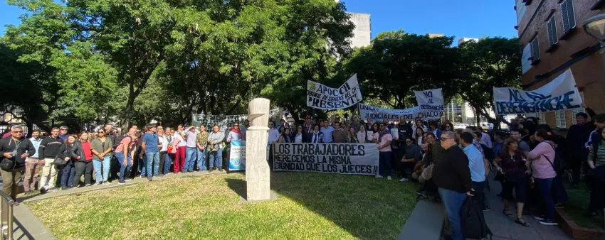 Alto acatamiento del Paro de trabajadores judiciales en toda la provincia