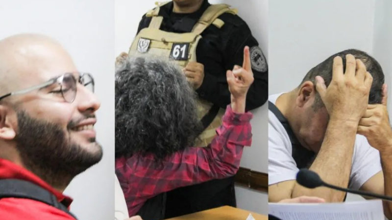 Se realizó la 1er. Audiencia en el Caso Cecilia: Gestos obscenos y risas sarcarticas por parte de los principales imputados