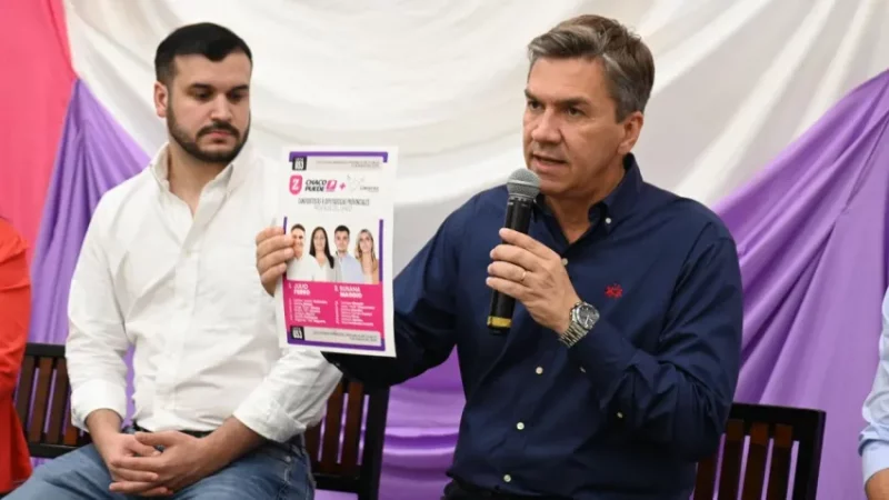 Zdero en campaña: «Nuestra lista es el contraste frente al fracaso de los que gobernaron 16 años»