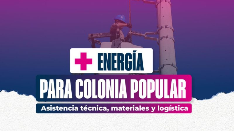 COLONIA POPULAR: SECHEEP REFUERZA EL SERVICIO ELÉCTRICO CON LIMPIEZA DE LÍNEAS y ASISTENCIA TÉCNICA
