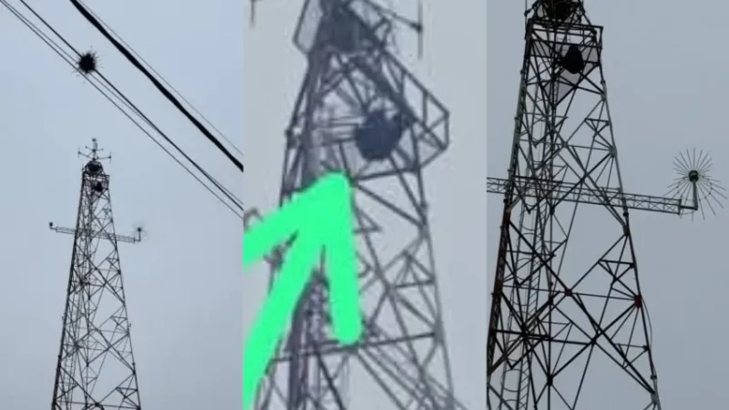 Loco amor | Un hombre se subió a una antena de telefonia porque se peleó con su mujer