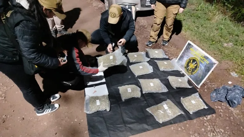 Fontana: secuestran 12 kilos de marihuana y detienen a tres hombres