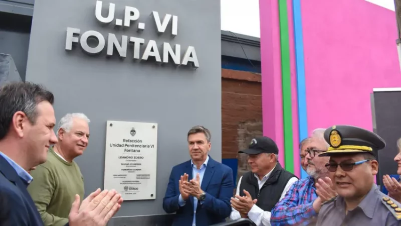 Zdero inauguró la nueva y flamante Unidad Penitenciaria VI de Fontana