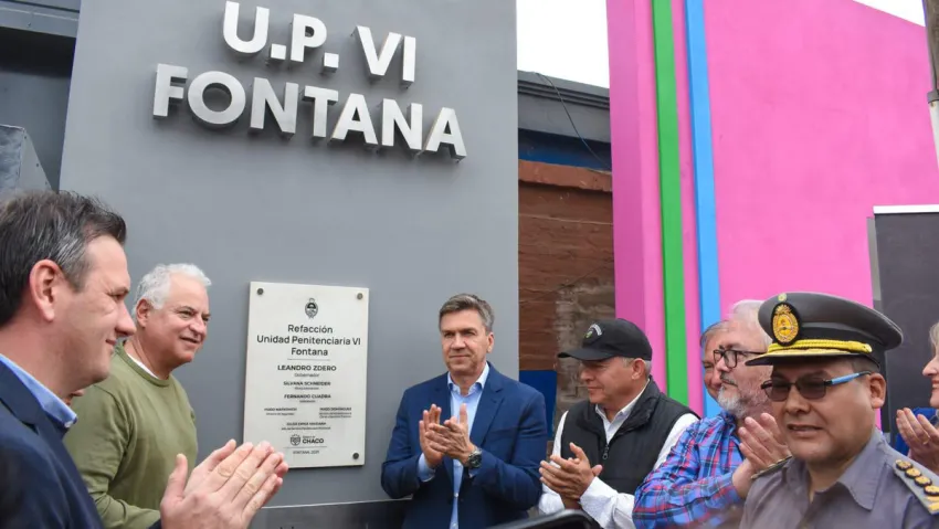 Zdero inauguró la nueva y flamante Unidad Penitenciaria VI de Fontana