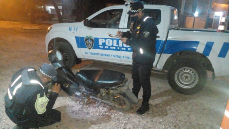 Saldo de fin de semana en Chaco: Seis autos, y 385 motocicletas secuestradas, seis armas de fuego, 13 armas blancas y 90 detenidos