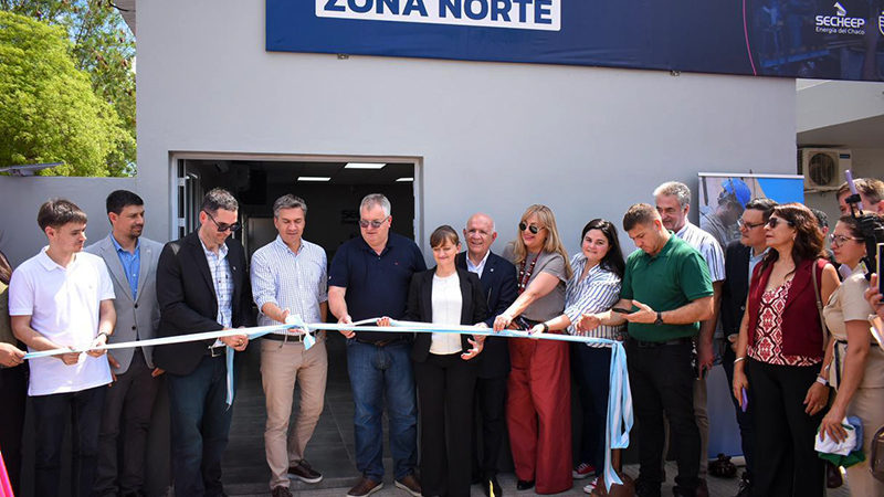 Zdero inauguró la nueva Gerencia Norte de SECHEEP en J.J. Castelli