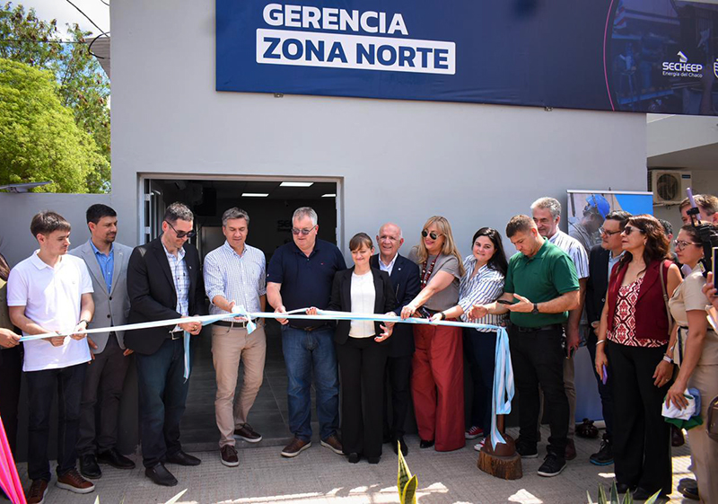 Zdero inauguró la nueva Gerencia Norte de SECHEEP en J.J. Castelli