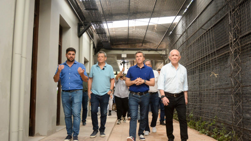 Zdero supervisó los trabajos del nuevo paseo gastronómico “Recreo” en Resistencia