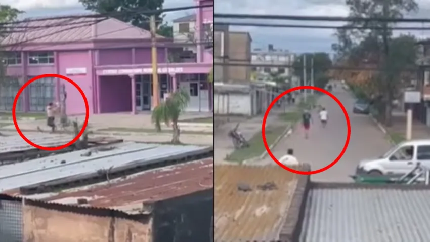 Allanaron viviendas por el tiroteo ocurrido en el barrio Güiraldes