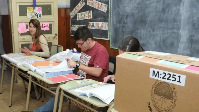 La Justicia Federal informa que comienza el pago a las autoridades de mesa que participaron en las elecciones